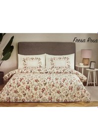 Resim Özdilek Nev Tek Kişilik Nevresim Takımı Fresa Rosa Beyaz Y Beyaz 