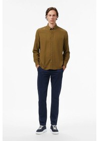 Resim Nautica Erkek Yeşil Classic Fit Gömlek-11425 Yeşil 