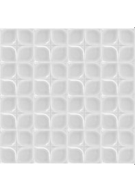 Resim Armada Çini 12.5x12.5 Cm Defakto Beyaz Model Çini Seramik Karo 