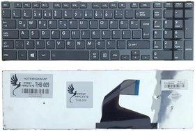 Resim Toshiba Satellite C55-A-11G, C55-A-14C, C55-A-13W İle Uyumlu Klavye, Siyah 