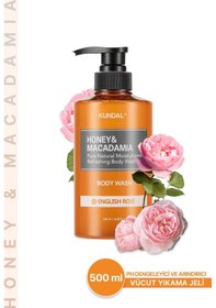 Resim Kundal Honey & Macadamia Pure English Rose Body Wash 500 ML 