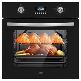 Resim Çetintaş Airfrey 5234 E - 848 CAT - D 55231 Siyah Cam Ankastre Set 