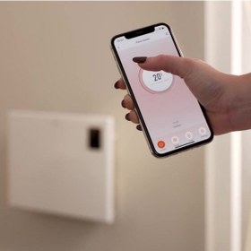 Resim Elektrikli Wifi Konvektör Panel Isıtıcı 1000 W Beyaz 