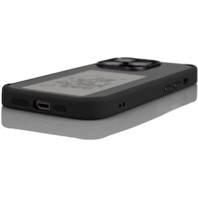 Resim İphone Uyumlu 15 Pro Zore Ekranı Yansıtan Zore Akıllı Nfc Kılıf-siyah Siyah 