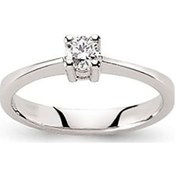 Resim Tektaş Pırlanta Yüzük 0,22 Ct G-Sı 3.50 Gram 18 Ayar Altın 
