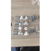 Resim Köse Alüminyum Duşakabin Lüks Seri Teker Metal Parlak 