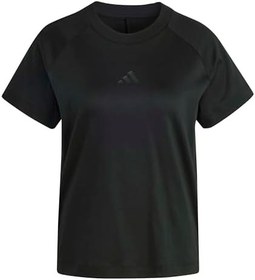 Resim adidas Soft Lux Kadın Siyah Antrenman T-Shirt 