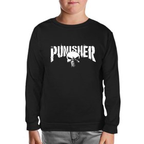 Resim Punisher - Logo Ban Siyah Çocuk Sweatshirt 