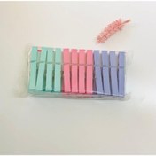 Resim GÜMÜŞ Mandal 24lü Plastik 6,5 Cm 