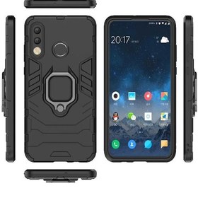 Resim Huawei Nova 4e İçin Ring Araba Montu Kickstand Kılıf Metal Halka Tutucu Kickstand Askeri Sınıf Koruma Darbeye Dayanıklı 
