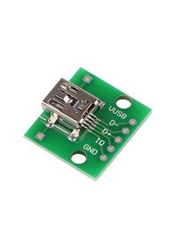 Resim Mini Usb To Dip Çevirici Pcb Usb Haberleşme Deney Prototip 5V Usb 