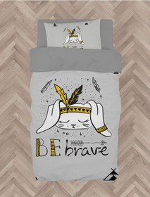 Resim Mekta Home Bebek Ve Çocuk Odası Cesur Ol Kızılderili Desenli Nevresim Takımı 