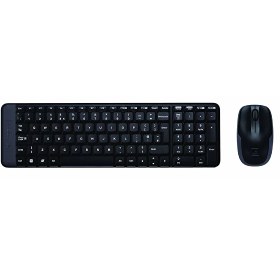 Resim Logitech Mk220 Kablosuz Combo Tr Klavye Mouse Set (920-003163) Logitech