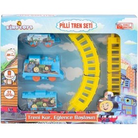 Resim King Toys Pilli Tren Seti 11 Parça Kt1069 