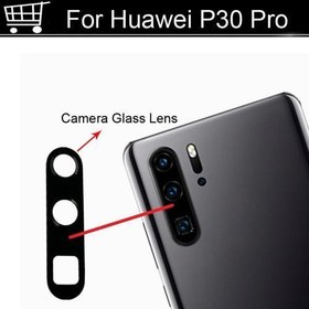 Resim Huawei P30 Pro Arka Kamera Camı (Çıtasız Sadece Cam) 