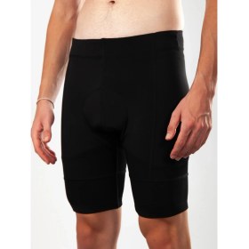 Resim Siyah, Airmesh Pedli Askısız Kısa Bisiklet Taytı 