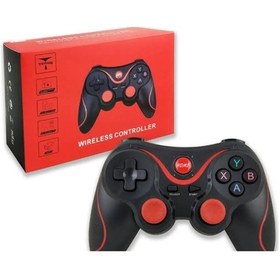 Resim T3 Wireless Kablosuz Oyun Kolu Bluetooth Joystick Gamepad Android 