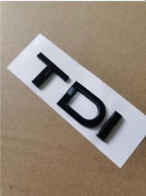 Resim Audi Uyumlu Tdı Piano Black Bagaj Yazısı 