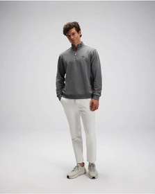 Resim Ellesse Yarım Fermuarlı Antrasit Erkek Sweatshirt Em580 Antrasit 