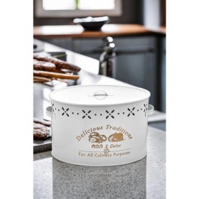 Resim Mediterian Beyaz Metal 2 Bölmeli Patates ve Soğan Sepeti, 40x24 cm, 18 Lt, Modern Tasarım 