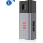 Resim Doosl Dser106 Çok Fonksiyonlu Araba Bluetooth Fm Verici Kablosuz Müzik Alıcısı, Eller Serbest Arama Desteği Siyah 