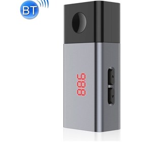 Resim Doosl Dser106 Çok Fonksiyonlu Araba Bluetooth Fm Verici Kablosuz Müzik Alıcısı, Eller Serbest Arama Desteği Siyah 