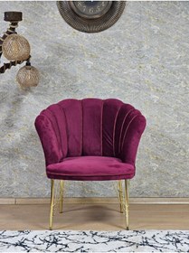 Resim ZAFİR Tekli Gold Kaplama Tel Ayak Papatya Çay Seti Koltuk Takımı , Balkon, Salon, Ofis, Cafe Koltuk Takımı 