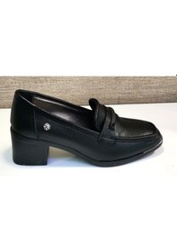 Resim Myfit 415 Kadın Tpu Taban 5 Cm Topuklu Casual Ayakkabı Siyah Siyah Nubuk 