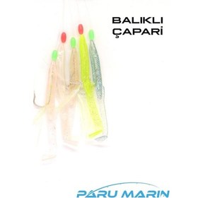 Resim Palamut Sırtı Çaparisi 5'Li Balıklı Mustad Iğneli 