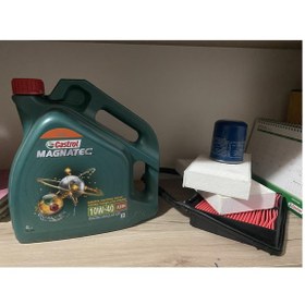 Resim Honda Castrol 10w40 Civic 1 6i Es 2001 2005 Yağ Değişim Bakım Seti Castrol 10w40 Ho 769247372986 