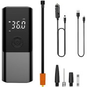 Resim Singree Taşınabilir Akıllı Şişirme Pompası: Led Ekran, 5 Mod, Otomatik Kapanma, 4500mah Pil, Dahili Fan Ve Led Işık 