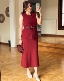 Resim TORİNO Etek-BORDO - XL 