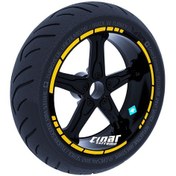 Resim Moto GP Stili Reflektif Sarı Jant Şeridi Sticker Çınar Extreme 