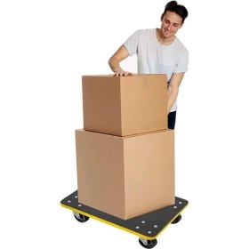 Resim Shopmekan Dört Tekerlekli Yük Ve Paket Taşıma Arabası 200kg 60x45cm 