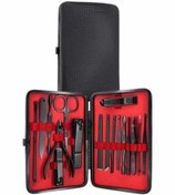 Resim Genel Markalar 17 Parça Manikür Pedikür Seti El Ayak Bakım Seti Tırnak Makası Törpü 