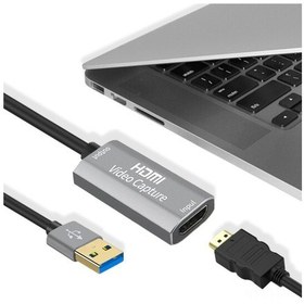 Resim Lemestar Usb 3.0 Hd Video Yakalama Kartı - 4k Giriş, 1080p30hz Canlı Yayın, Hızlı Aktarım, Gri 