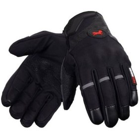 Resim Motosiklet Eldiveni Soft Tpu Koruma Softjel Kumaş Telefon Dokunmatikli Motor Eldiven Siyah 