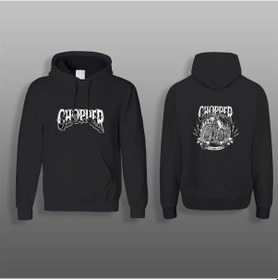 Resim Chopper Siyah Sweatshirt Modeli 