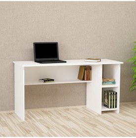 Resim Kalenderdekor1 Kalender Dekor Avel 145 Cm Çalışma Masası Avl01 Beyaz 