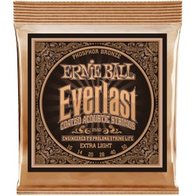 Resim Hype Store Ernie Ball Everlast Ekstra Hafif Kaplamalı Fosfor Bronz Akustik Gitar Telleri, Ölçü 10-50 