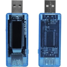 Resim Normadia USB Voltmetre Ampermetre LED Gösterge, Güç ve Voltaj Ölçer 