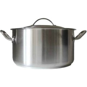 Resim Kayalar Silindirik Sığ Tencere Kapaklı Çap 50X20 