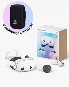 Resim Meta Quest 3s Vr Gözlük + Gladiator Q3 Taşıma Çantası 
