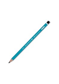 Resim Faber Castell Köşeli Mercanlı Kurşun Kalem 