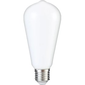 Resim E27 LED FİLAMANLI RUSTIK AMPUL ST64 OPAL CAM 6W 3000k Gün Işığı ERD-234 