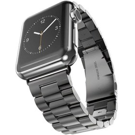 Resim Apple Watch 44mm KRD-04 Metal Kordon - Olive 