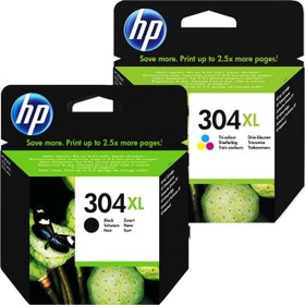 Resim HP 304XL N9K08AE Siyah / N9K05AE Renkli Avantaj Paket / Deskjet 3720 3730 