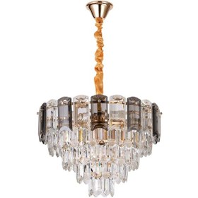 Resim Colın 50'lik Krom Kaplamalı Kristalli Avize Kristal 