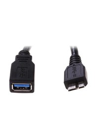 Resim Micro B Erkek To Usb Dişi Kablo - Harici Harddisk Uzatma Kablosu (533634096) 