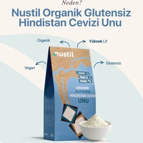 Resim NUSTİL Organik Hindistan Cevizi Unu 300g 
